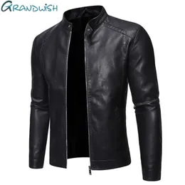 Men Faux Leather Jacket Motorcycle 5XL Men's Jackets Black Jaqueta De Couro Masculina Outwear Male PU Leather Coats MensZA319 220812