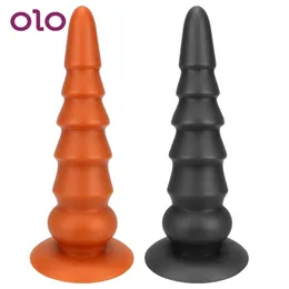 OLO Pagoda Anal Plug Butt Expansion Super Huge Stimulation Big Dildo sexy Toys For Woman Man Vagina Masturbation