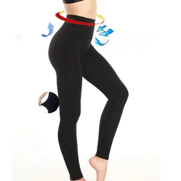 Ningmi Women Simling Legging High Weist Trainer Modeling Body Shaper مرونة ضيقة ساق ضيقة في البطن سراويل سراويل سوداء 220702