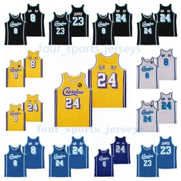 NCAA Movie koszulki do koszykówki Cren shaw 23 James 24 Bryant mężczyźni rozmiar S--XXL