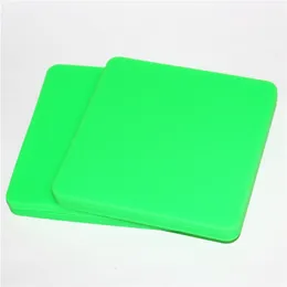 Non-stick Bho Oil Silicone Jar 200ml Large Square Silicone Container For Dabs Assorted Color silicon wax dishes238W