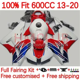 حقن معرض Honda CBR 600RR CBR600 CBR 600 CC RR F5 13-20 147NO.13 CBR600RR 13 14 15 16 17 18 19 20 600CC 2013 2014 2015 2015 2017 2018 2018 2019 2020 Body White Red Red Red