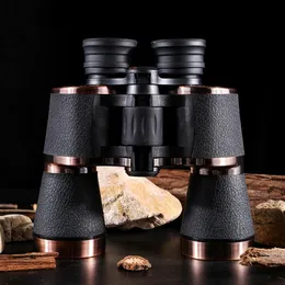 Telescope & Binoculars 2023 Bronze 20x50 High-power High-definition Low-light Night Vision Outdoor Adult Viewing Glasses