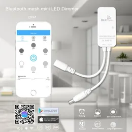 Controllers Mini Bluetooth LED Strip Controller For 3528 Dimming RGB RGBW RGBCCT Light APP Android IOS DC9V-24V