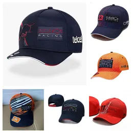 F1 Fórmula 1 Cap Men and Women Bordado logotipo da moda Sun Hat Hat Out Baseball Cap Spot Spot Sales