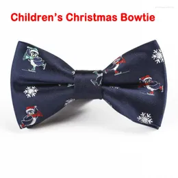 Bow Ties Christmas Tie Children's Accessories Children Tree Snowman For School Boy Festival Accessories Bow