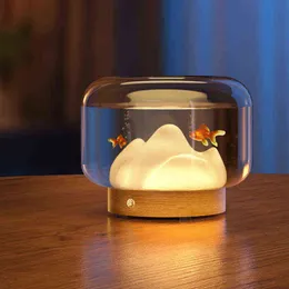 Китайские милые настольные лампы для спальни прикроватные настольные аксессуары