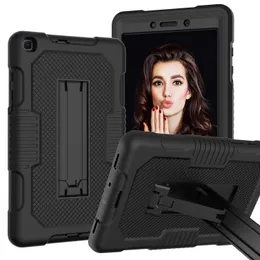 Tungt fodral för Samsung Galaxy Tab A 8,0 tum T290/T295 Rugged Armor Kickstand stockproof Defender Tablet Cover (B2)