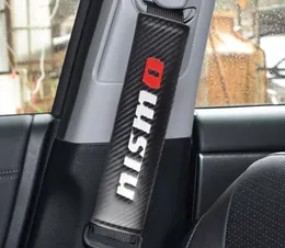 Capa de cinto de segurança adesiva para carro, para nissan pulsar x-trail altima versa, estilo de carro