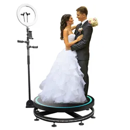 100cm 360 Photo Booth Stage Lighting Rotating Machine Photobooth 360 Camera Video Photo Booth for Events Parties
