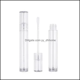 تعبئة زجاجات Office School Business Industrial 5ml Lip Gloss Tubes Bottle Clear Mini Lips Balm Container مع فرشاة PL