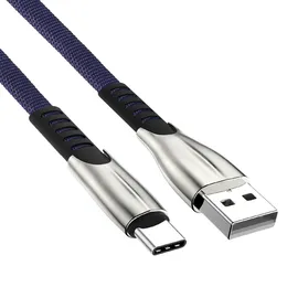 Samsung Huawei Xiaomi için Mikro USB Kablosu Hızlı Şarj Veri Kablosu Senkronlu Kablosu 1m 3ft Cep Telefonu Kabloları