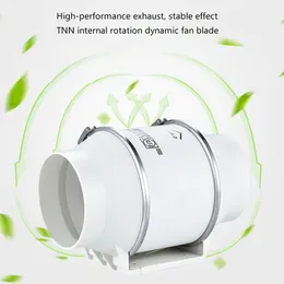 Exhaust Fans Home Silent Inline Pipe Duct Fan For Bathroom Extractor Ventilation Kitchen Toilet Wall Air Clean Ventilator 220V 220328H