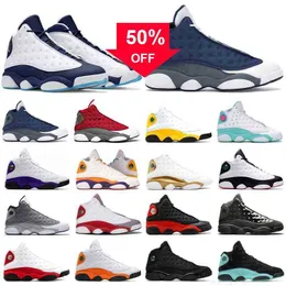 13S University Gold Basketball Shoes Jumpman 13 Dark Powder Blue Red Flint Hyper Royal Black Cat Mens 트레이너 스포츠 V