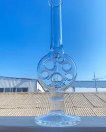 Glas-Wasserpfeife, 18-mm-Verbindung, schweizerisch, 16 Zoll, saubere große Menge, individuell