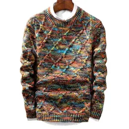 Drop Brand Sweater MenBrand fashion Pullover Male O-Neck stripe Slim Fit Knitting fashion Sweaters Man Pullover 201126