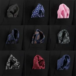 Fashion Silk Hankerchief Scarves Vintage Hankies Mens Pocket Square Handdukar Randiga Solid Snot Rag 22x22 cm 220726