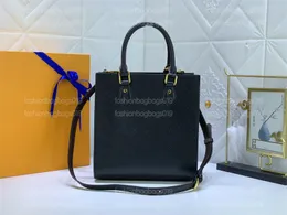 Grained Leather Designer Tote: Petit Sac Plat BB - Multifunctional Small Handbag for Women - Black/Rose Ballerine