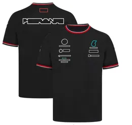 2022 NYTT F1 TEAM T SHIRLA FORMULA ONE DRIVER Samma stil T -shirt Anpassad F1 Team Fan Casual överdimensionerad T -shirt Summer snabb torr kortärm