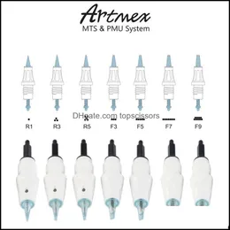 Artmex A3 V3 V6 V8 V9 A agulhas de maquiagem de reposição Dicas de cartuchos PMU Sistema PMU Tattoo Arte corporal Droga Droga 2021 Tatuagens de fornecimento