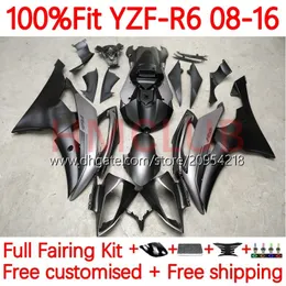 OEM Fairings for Yamaha YZF-R6 YZF600 YZF R 6 YZF R6 600 YZFR6 08 09 10 11 12 13 15 16 27NO.36 YZF-600 2008 2009 2010 2012 2013 2015 2015 2015 2015 Injection Body Color Flat