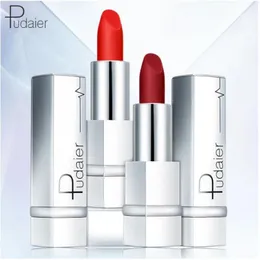Pudaier Sexy Red Velvet Matte Lipstick Natural Color Grich Makeup for Women Long Long Elming Tint Matt Lip Stick