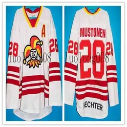 MThr 2019 2020 MEN Jokerit Helsinki Ville-Valtteri Mustonen Hockey Jersey Embroidery Stitched Customize any number and name Jerseys