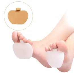 Cuscinetto per avampiede Apple Trattamento per piedi Silicone Flip Toe Toe Separator Cover Scarpe con tacco alto Cuscino antidolore