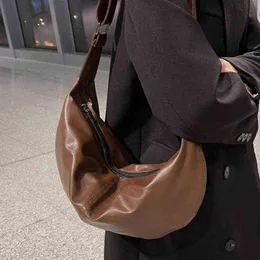 ソフトPUスプライシングハンドバッグ女性の餃子バッグ大容量ショルダークロスボディバッグレディースワイドストラップトップハンドルバッグ財布220420