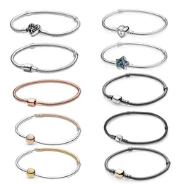 925 Silver Fit Pandora stitch Bead series fashion Charms Bracelet Charm Beads Dangle DIY Jewelry Accessories T025