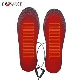 Solette per scarpe riscaldate USB Riscaldatore elettrico per piedi Scaldapiedi Calzino Tappetino per sport invernali all'aria aperta Solette riscaldanti Inverno caldo 220713