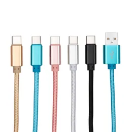 USB Type C Cable Micro Sharging Fast Phone Mobile Android Charger Cables Type-C CORD لـ Samsung Huawei P40 Mate 30 Xiaomi Redmi