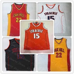 XflspCheap Syracuse 15 Carmelo Anthony Trikot, Basketball, Orange, Schwarz, Weiß, genäht, NCAA College Anthony, S-XXL