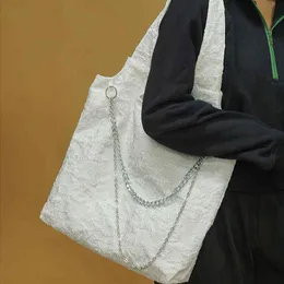 Torby wieczorowe nylonowe duże torby dla kobiet 2022 Zimowa marka mody projektant damskich dużych ramion TOP TORDBAG 220517