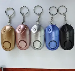 Alarmes Pessoais Alarmes LUGAL SAJE ESTÁVEL 130 Decibéis Mini Portátil Keychain Alarme Seguro Pânico Anti estupro Ataque Segurança Segurança