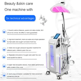 Microdermabrasion Multifunktion Ultraljud Elektrisk ansikte Rengöring Syremaskin 7 Färg LED -ljusterapimaskin