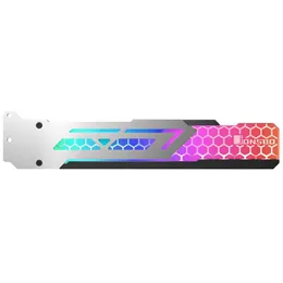 Cabos de computador Conectores Jonsbo v3 RGB GRAPHICS Holder Support Frame 3 LED LED Automático Alteração cor de vídeo GPU Bracket Water Cooli