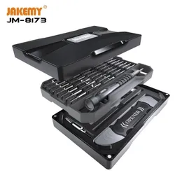 JAKEMY 8173 Multifunktions-Schraubendreher-Set, Präzisions-Anti-Rutsch-Magnet-Bit, Reparatur-Handwerkzeuge für Laptop, Smartphone, Y200321