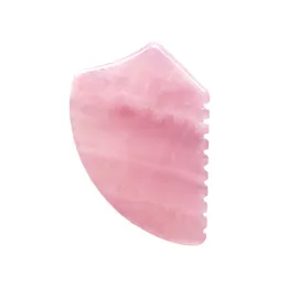 Rose Quartz Gua Sha Masseur Pierres Pour Massage Du Visage Huile Du Visage Beauté Gouache Jade Soins De La Peau Grattage Menton Spa Outils Naturel Guasha Conseil