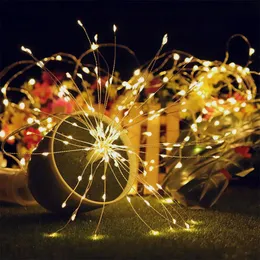 Saiten Kupferdraht Lichter Fee Lichterkette Weihnachtsdekoration Landschaft Lampe Hof Blumenstrauß Form HochzeitLED LEDLED LED