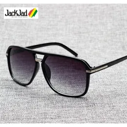 Jackjad Fashion Men Cool Square Gradient солнцезащитные очки для вождения винтажный дизайн солнечный очки 1155 220629