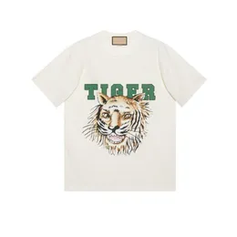 Sommer-Herren-Designer-Tiger-T-Shirt Lässiger Mann-Frauen-lose T-Shirts mit Buchstaben-Druck mit kurzen Ärmeln Top-Verkauf Männer-T-Shirt Größe S-4XL