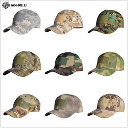 Berretto da baseball per cappello mimetico Berretto da caccia per sport all'aria aperta Semplicità Tattico Militare Esercito Camo Cappelli Ricamo