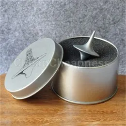Mini Great Zinc Alloy Silver Spinning Top من Inception Totem Movie Children Toys with Retail Metal Box Gift 220725