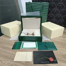 SW Rolex Case Case Luxury Green Box Mens для классических женских часов коробки мужские наручные часы подарок часы загадочные коробки