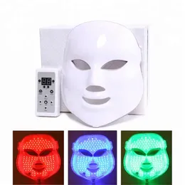 anti-acne Fotone LED Maschera per il viso di bellezza Maschera PDT per uso domestico a infrarossi Terapia della luce Maschera elettrica per la bellezza del viso