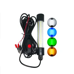 LED-Angellichter, 15 W, DC12 V, IP68, grüne Unterwasser-Angellampe, Tauchboot-Nachtfischlampen, locken Tintenfisch-Krill-Licht an