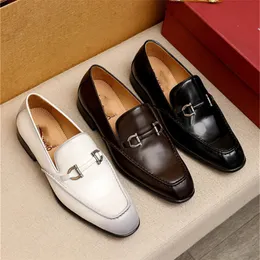 3Style Luxury New G Mens Leather Shoes Man Business Dress Classic Style Flats Lace Up Pointed Toe Shoe for Men Oxford Shoess38-45