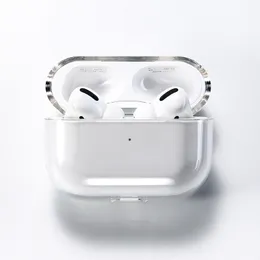 Headset Acessórios Caso Transparente Macio TPU Sem Fio Bluetooth Headset Proteger Capa Caixa de Carregamento Precisa de Auscultadores para Airpods Pro Air Gen 3 AP3 AP2