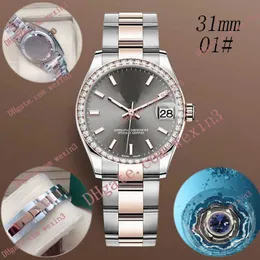 Womens Luxo Assista Automático Machine Movimento Presidentes Pulseira. Orologio di Lusshote 31mm Diamond Classic Dial Garantias Waterproof Jubileu Relógios